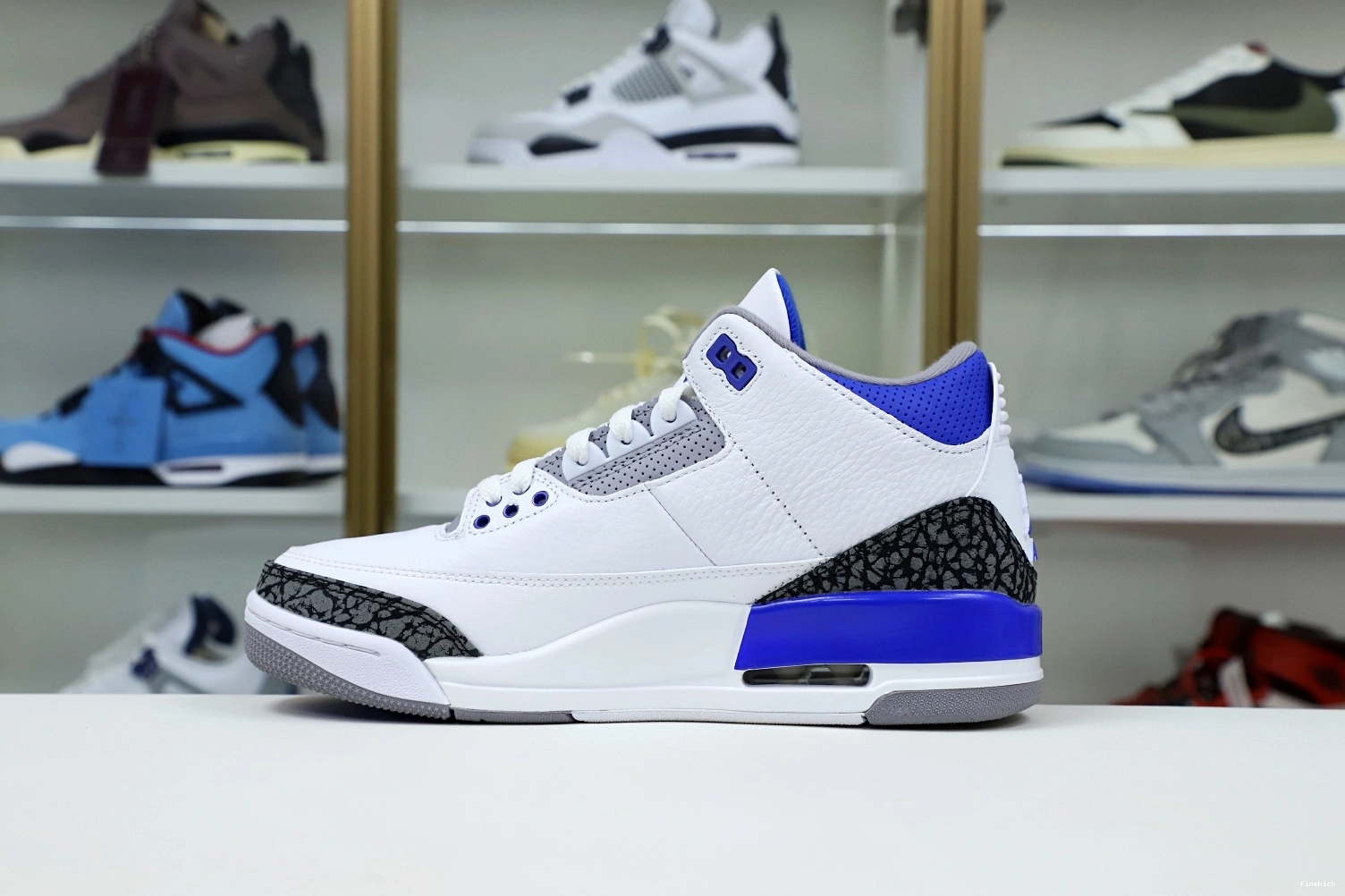 (CT8532-145) 3 BLUE' RETRO AIR 'RACER JORDAN 0906